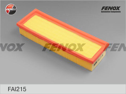 Fenox FAI215 - Повітряний фільтр autocars.com.ua