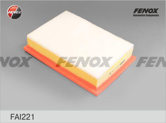 Fenox FAI221 - Повітряний фільтр autocars.com.ua