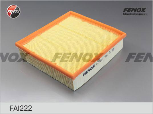 Fenox FAI222 - Повітряний фільтр autocars.com.ua