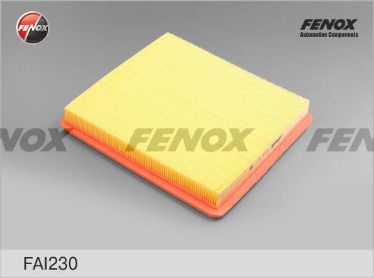Fenox FAI230 - Повітряний фільтр autocars.com.ua