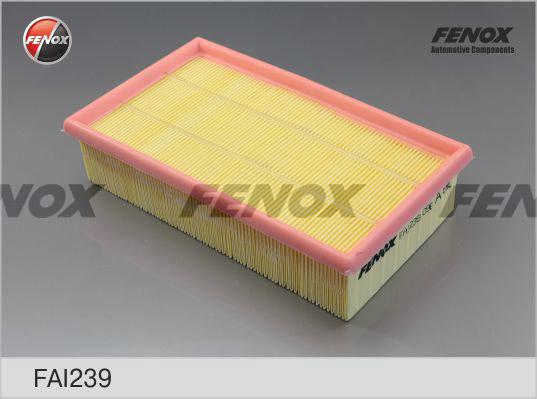 Fenox FAI239 - Повітряний фільтр autocars.com.ua
