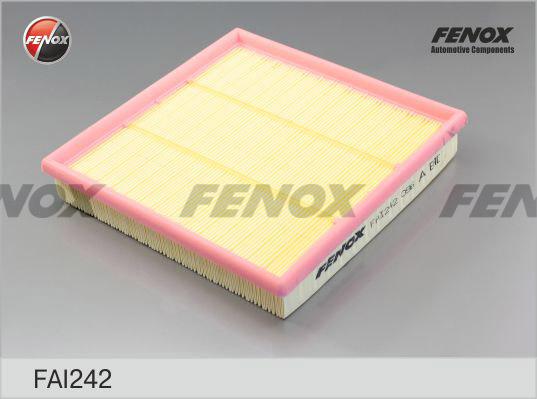 Fenox FAI242 - Повітряний фільтр autocars.com.ua