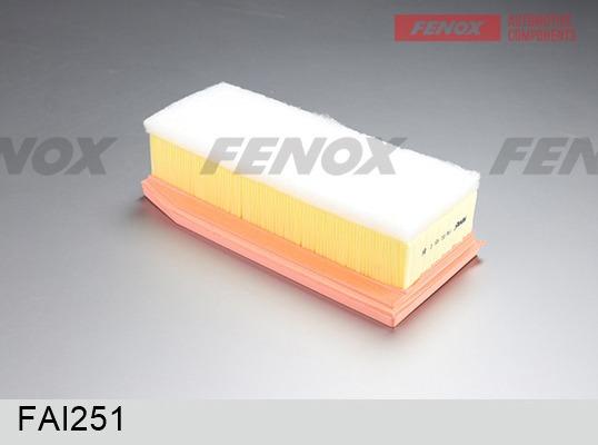 Fenox FAI251 - Повітряний фільтр autocars.com.ua
