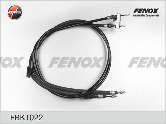 Fenox FBK1022 - Тросик, cтояночный тормоз avtokuzovplus.com.ua