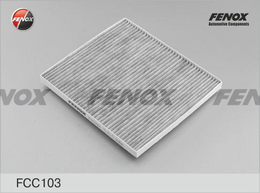 Fenox FCC103 - Фільтр, повітря у внутрішній простір autocars.com.ua