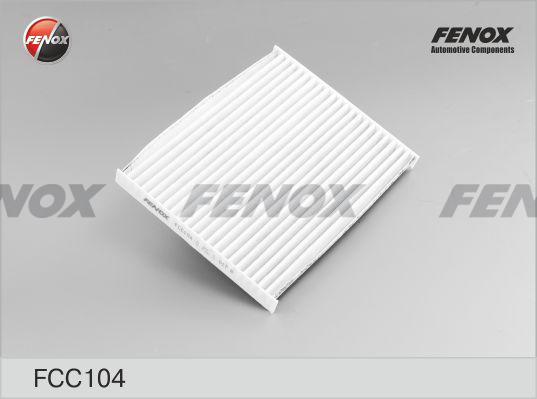 Fenox FCC104 - Фільтр, повітря у внутрішній простір autocars.com.ua
