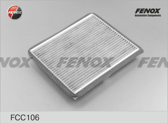 Fenox FCC106 - Фільтр, повітря у внутрішній простір autocars.com.ua