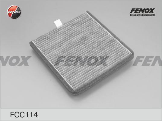 Fenox FCC114 - Фільтр, повітря у внутрішній простір autocars.com.ua