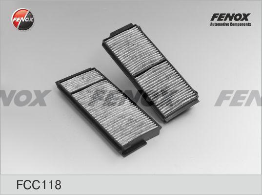 Fenox FCC118 - Фільтр, повітря у внутрішній простір autocars.com.ua