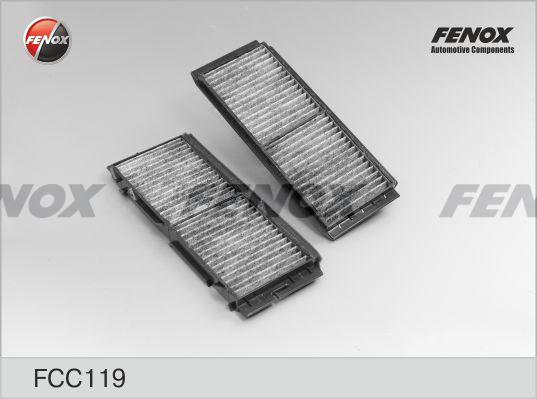 Fenox FCC119 - Фільтр, повітря у внутрішній простір autocars.com.ua