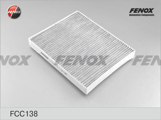 Fenox FCC138 - Фільтр, повітря у внутрішній простір autocars.com.ua