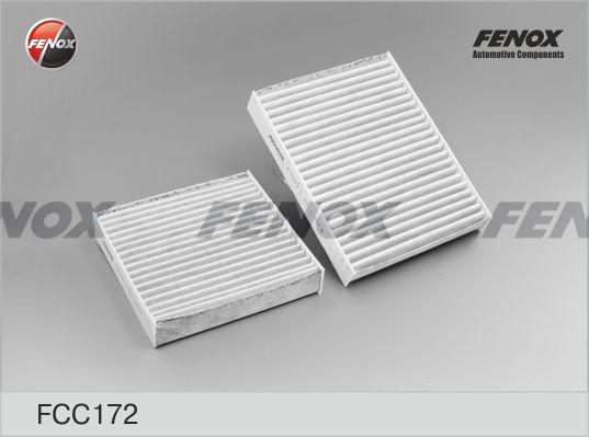 Fenox FCC172 - Фільтр, повітря у внутрішній простір autocars.com.ua