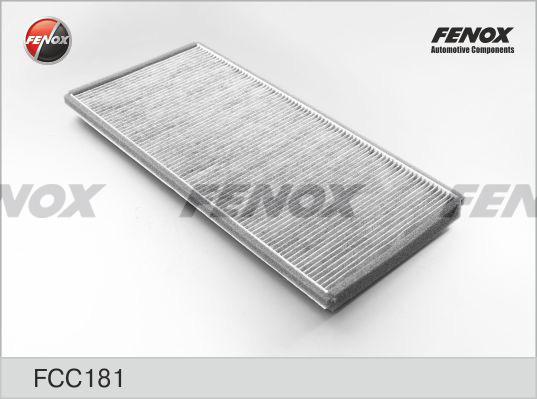 Fenox FCC181 - Фільтр, повітря у внутрішній простір autocars.com.ua