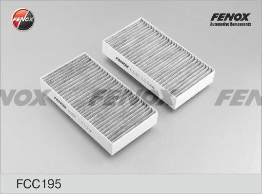 Fenox FCC195 - Фільтр, повітря у внутрішній простір autocars.com.ua