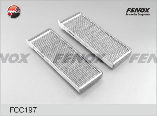 Fenox FCC197 - Фільтр, повітря у внутрішній простір autocars.com.ua