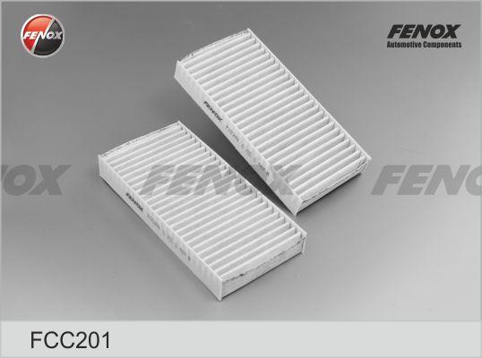 Fenox FCC201 - Фільтр, повітря у внутрішній простір autocars.com.ua
