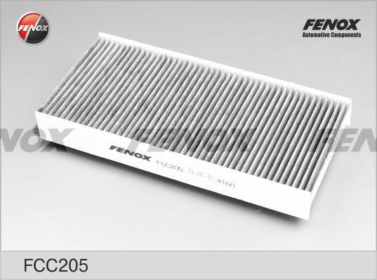 Fenox FCC205 - Фільтр, повітря у внутрішній простір autocars.com.ua