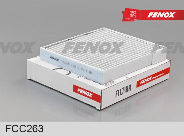 Fenox FCC263 - Фільтр, повітря у внутрішній простір autocars.com.ua