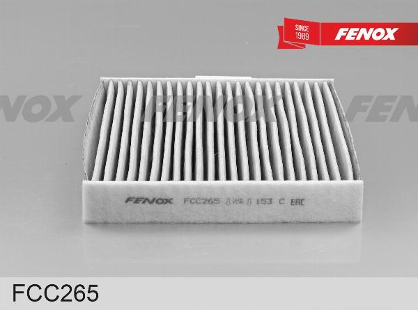 Fenox FCC265 - Фільтр, повітря у внутрішній простір autocars.com.ua