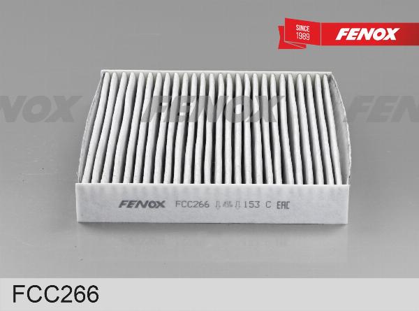 Fenox FCC266 - Фільтр, повітря у внутрішній простір autocars.com.ua