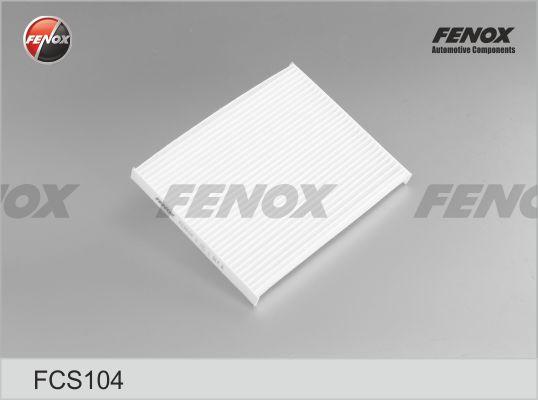 Fenox FCS104 - Фільтр, повітря у внутрішній простір autocars.com.ua