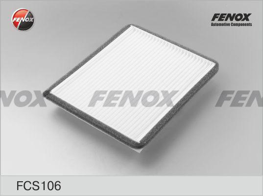 Fenox FCS106 - Фільтр, повітря у внутрішній простір autocars.com.ua