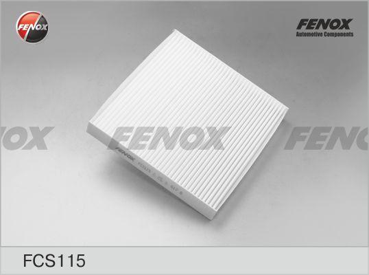 Fenox FCS115 - Фільтр, повітря у внутрішній простір autocars.com.ua