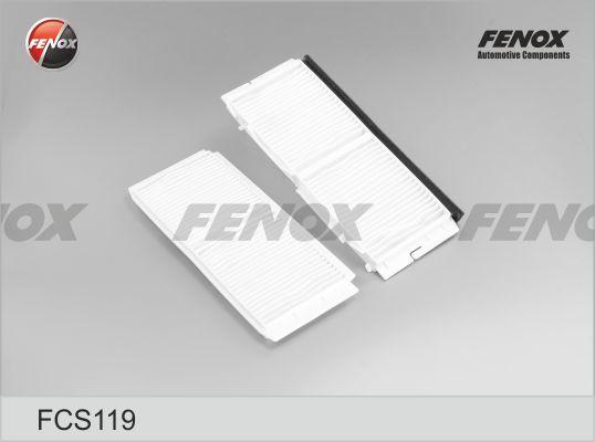 Fenox FCS119 - Фільтр, повітря у внутрішній простір autocars.com.ua