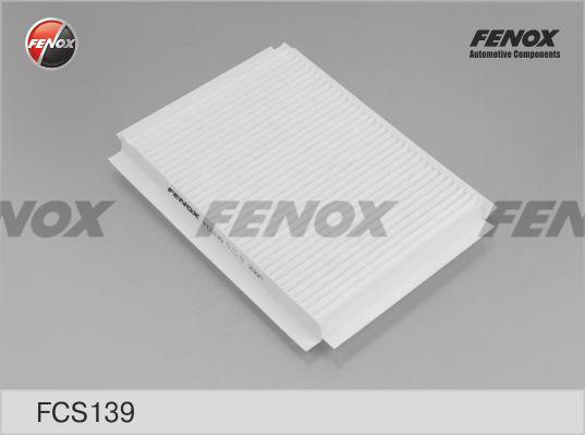 Fenox FCS139 - Фільтр, повітря у внутрішній простір autocars.com.ua