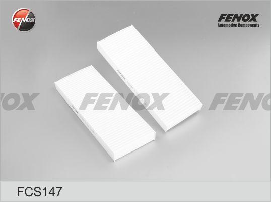 Fenox FCS147 - Фільтр, повітря у внутрішній простір autocars.com.ua