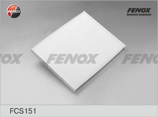 Fenox FCS151 - Фільтр, повітря у внутрішній простір autocars.com.ua