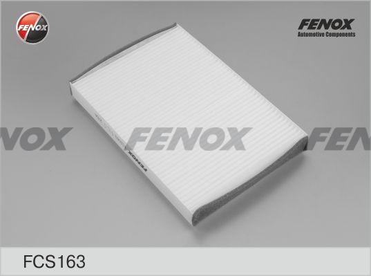 Fenox FCS163 - Фільтр, повітря у внутрішній простір autocars.com.ua