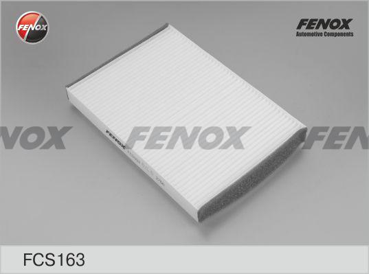 Fenox FCS163 - Фільтр, повітря у внутрішній простір autocars.com.ua