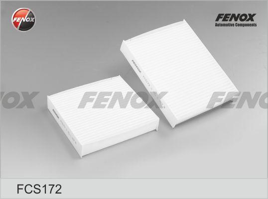 Fenox FCS172 - Фільтр, повітря у внутрішній простір autocars.com.ua
