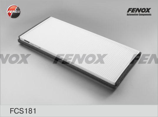 Fenox FCS181 - Фільтр, повітря у внутрішній простір autocars.com.ua