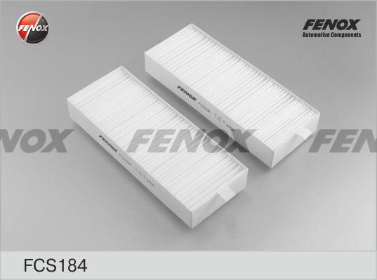 Fenox FCS184 - Фільтр, повітря у внутрішній простір autocars.com.ua
