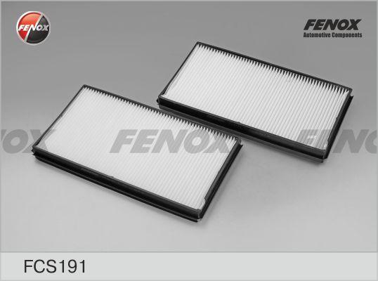 Fenox FCS191 - Фільтр, повітря у внутрішній простір autocars.com.ua