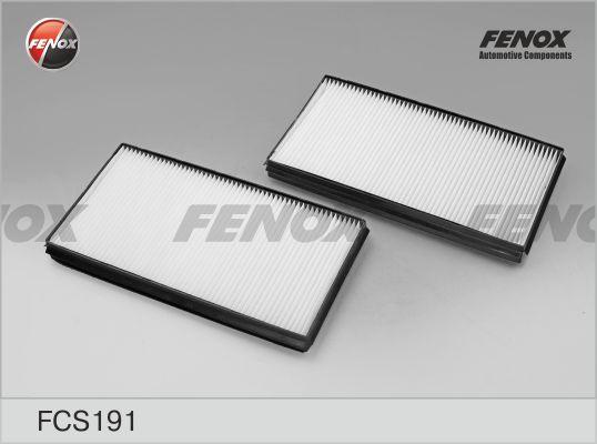 Fenox FCS191 - Фільтр, повітря у внутрішній простір autocars.com.ua