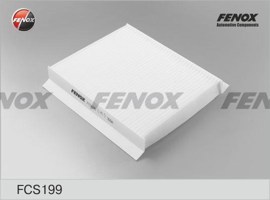 Fenox FCS199 - Фільтр, повітря у внутрішній простір autocars.com.ua