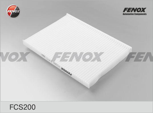 Fenox FCS200 - Фільтр, повітря у внутрішній простір autocars.com.ua