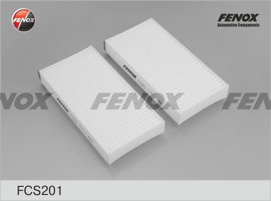 Fenox FCS201 - Фільтр, повітря у внутрішній простір autocars.com.ua
