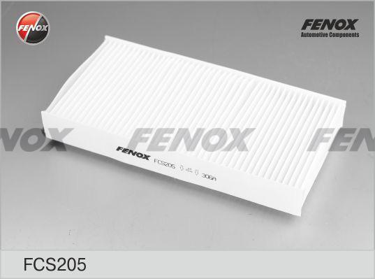 Fenox FCS205 - Фільтр, повітря у внутрішній простір autocars.com.ua