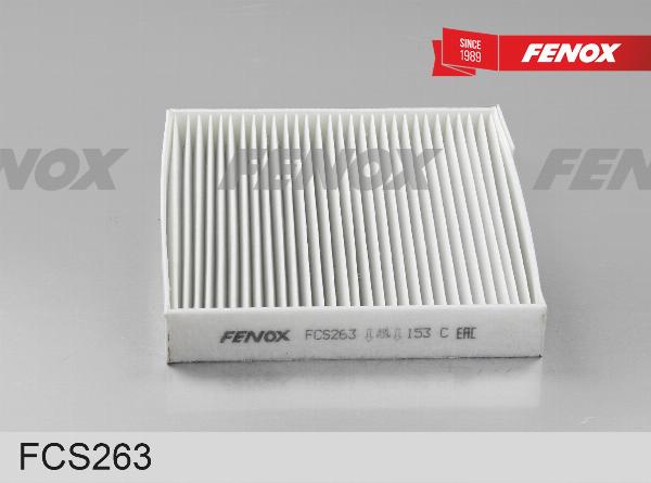 Fenox FCS263 - Фільтр, повітря у внутрішній простір autocars.com.ua