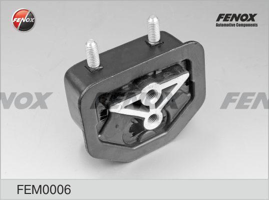 Fenox FEM0006 - Подушка, підвіска двигуна autocars.com.ua