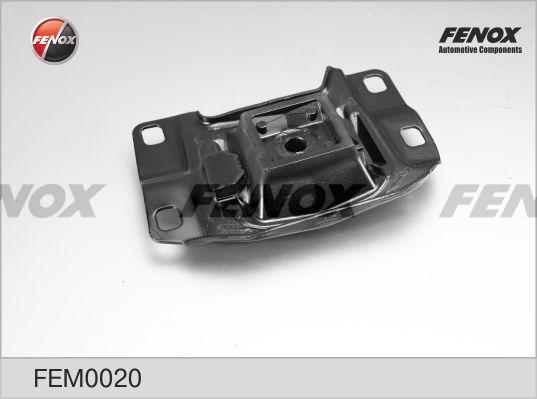 Fenox FEM0020 - Подушка, підвіска двигуна autocars.com.ua