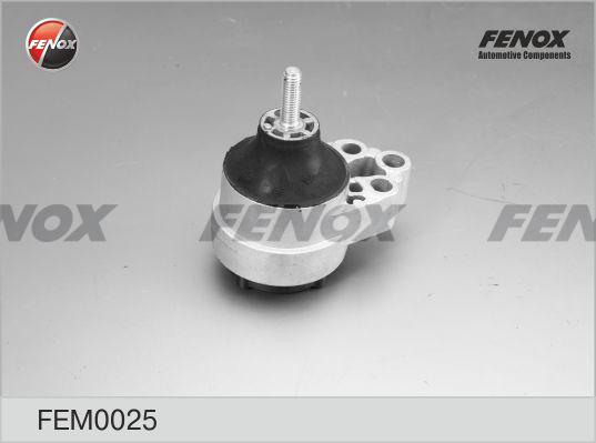Fenox FEM0025 - Подушка, підвіска двигуна autocars.com.ua