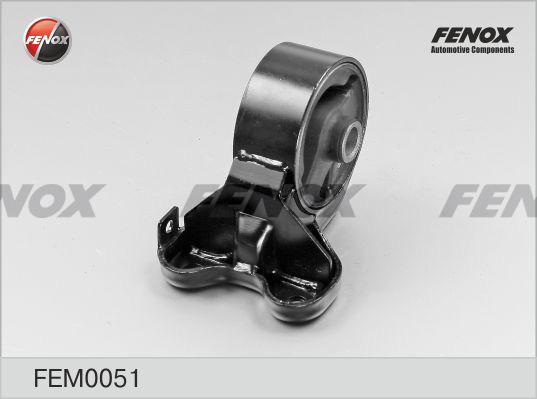 Fenox FEM0051 - Подушка, підвіска двигуна autocars.com.ua