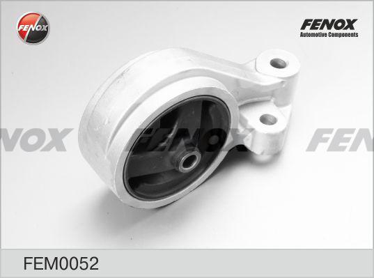 Fenox FEM0052 - Подушка, підвіска двигуна autocars.com.ua