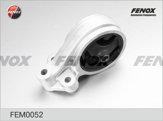 Fenox FEM0052 - Подушка, підвіска двигуна autocars.com.ua