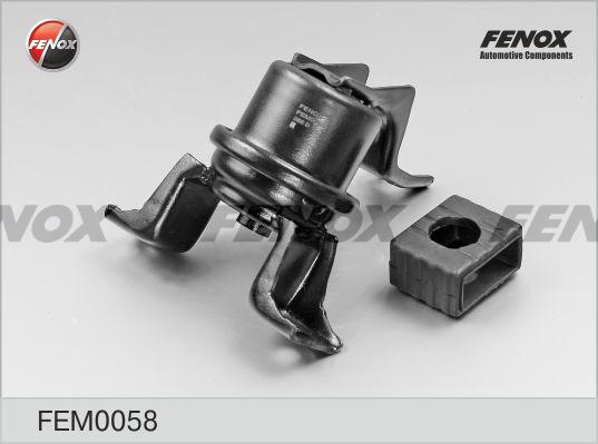 Fenox FEM0058 - Подушка, опора, подвеска двигателя avtokuzovplus.com.ua